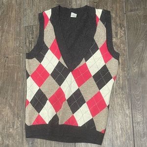 J Crew Size Small Vintage Sweater Vest Barbie Preppy